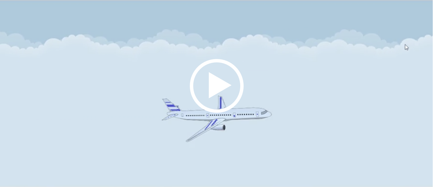 Flying Airplane Image